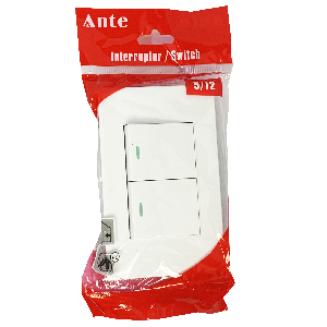 Interruptor Doble 9/12 ANTE