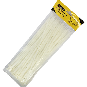 Bolsa 100U Amarracables Blanco 4.8MMX300MM Amarra Plastica