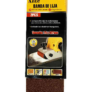 Banda de Lija 2U 80GR 75X457MM