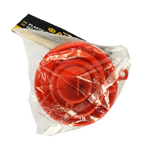 Set Embudo Plastico Rojo