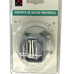 Soporte Universal de Ducha Plastico Cromado