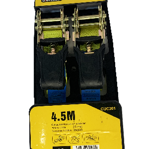 Set Cuerda Eslinga Ratchet para Carga 25MM 4.5MTS